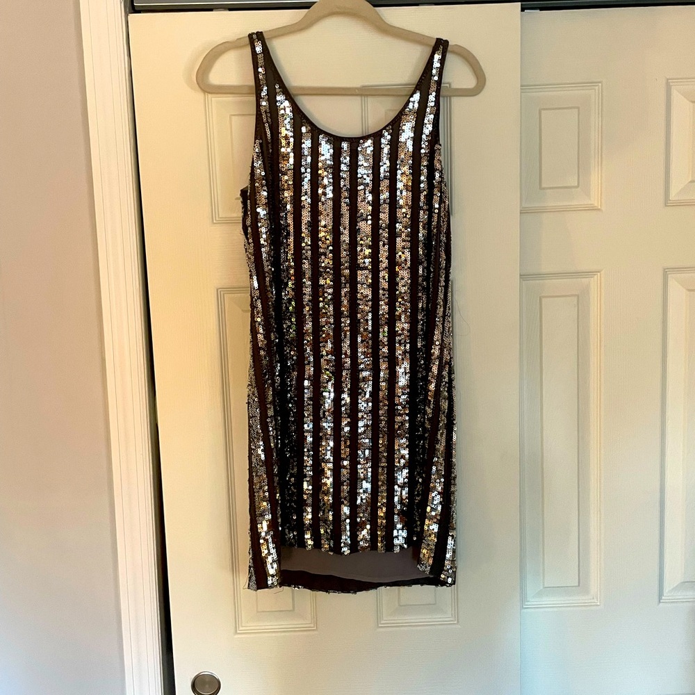 Disco sequin dress size 6 by INC international excellent condition
